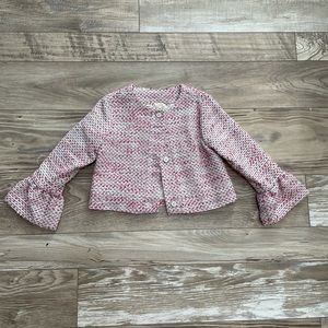 NWOT pink tweed jacket